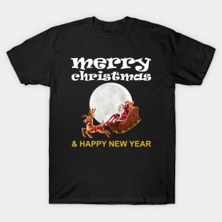 Merry christmas and happy new year Christmas gift T-Shirt